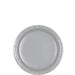 Silver Dessert Paper Plates 6.75" | 20ct - Zurchers