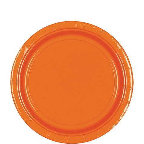 Orange Peel Lunch Paper Plates 8.5" | 20ct - Zurchers