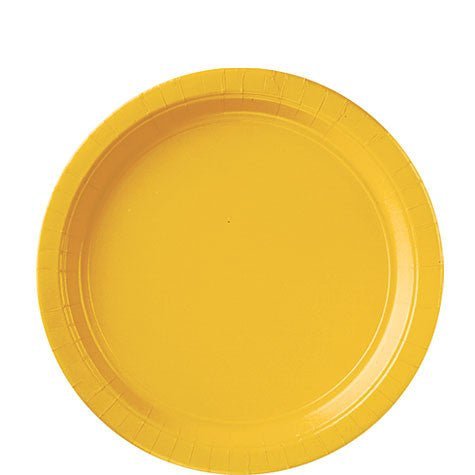 Yellow Sunshine Lunch Paper Plates 8.5" | 20ct - Zurchers