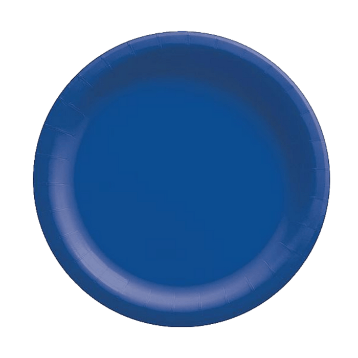 Bright Royal Blue 8.5'' Paper Plates | 20ct - Zurchers