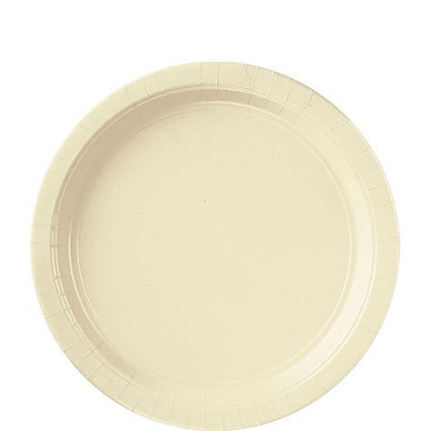 Vanilla Creme Lunch Paper Plates 8.5'' | 20ct - Zurchers