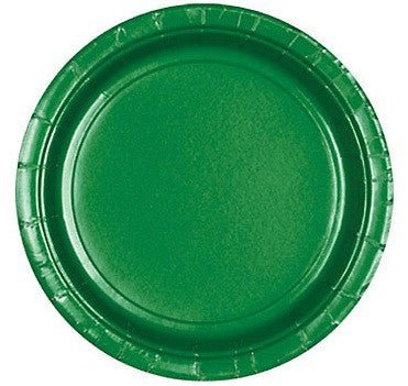 Festive Green Dinner Paper Plates 10" | 20ct - Zurchers