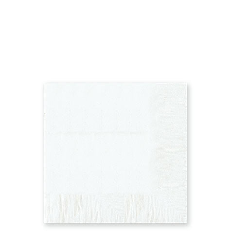 White Beverage Napkins | 40ct - Zurchers