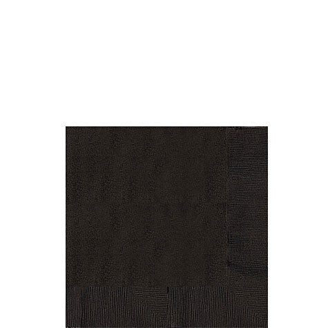 Black Beverage Napkins | 40ct - Zurchers