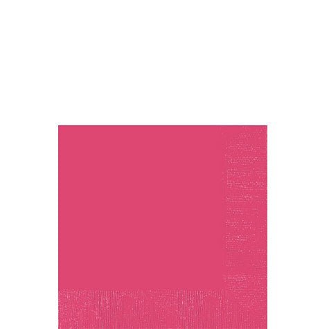 Bright Pink Beverage Napkins | 40ct - Zurchers