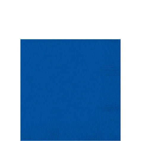 Bright Royal Blue Beverage Napkins | 40ct - Zurchers