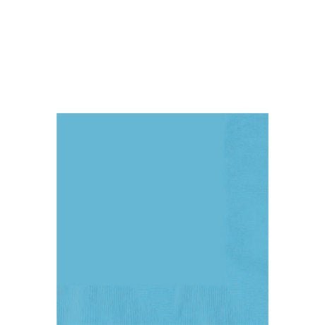 Caribbean Blue Beverage Napkins | 40ct - Zurchers