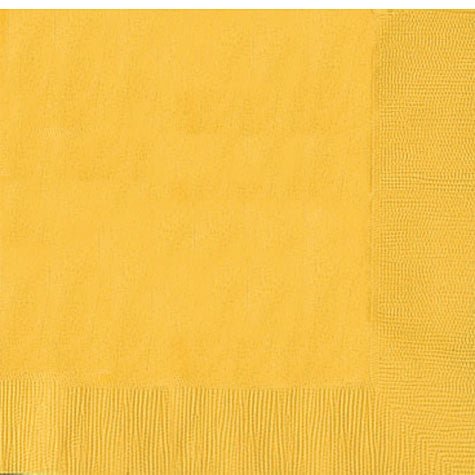 Yellow Sunshine Dinner Napkins | 40ct - Zurchers
