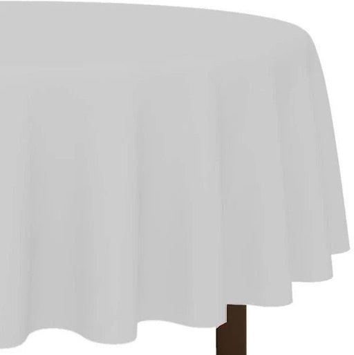 Frosty White Round Tablecover 84" | 1ct - Zurchers