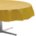 Gold Round Table Cloth 84" | 1ct - Zurchers