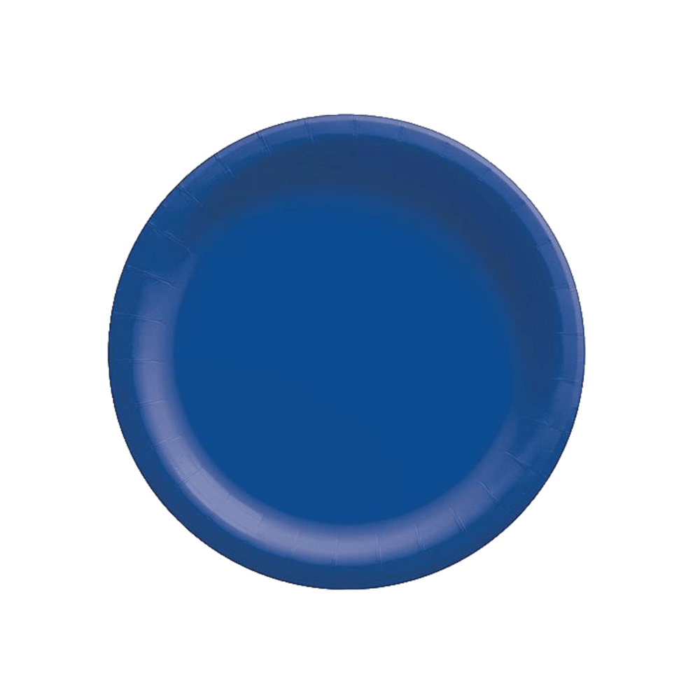 Bright Royal Blue 6.75'' Paper Plates | 20ct - Zurchers