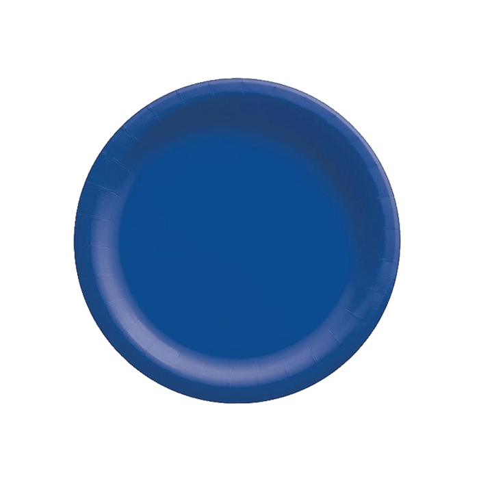 Bright Royal Blue 6.75'' Paper Plates | 20ct - Zurchers
