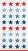 USA Patriotic Stars Dinner Napkins | 16 ct - Zurchers