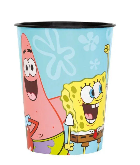 SpongeBob Plastic Favor Cup, 16 oz | 1 ct - Zurchers
