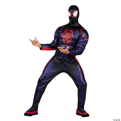 Adults Qualux Marvel Spider - Man Miles Morales Costume – Extra Large | 1ct - Zurchers