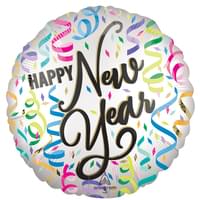 18" NEW YEAR SATIN CONFETTI CHEER SATIN - Zurchers