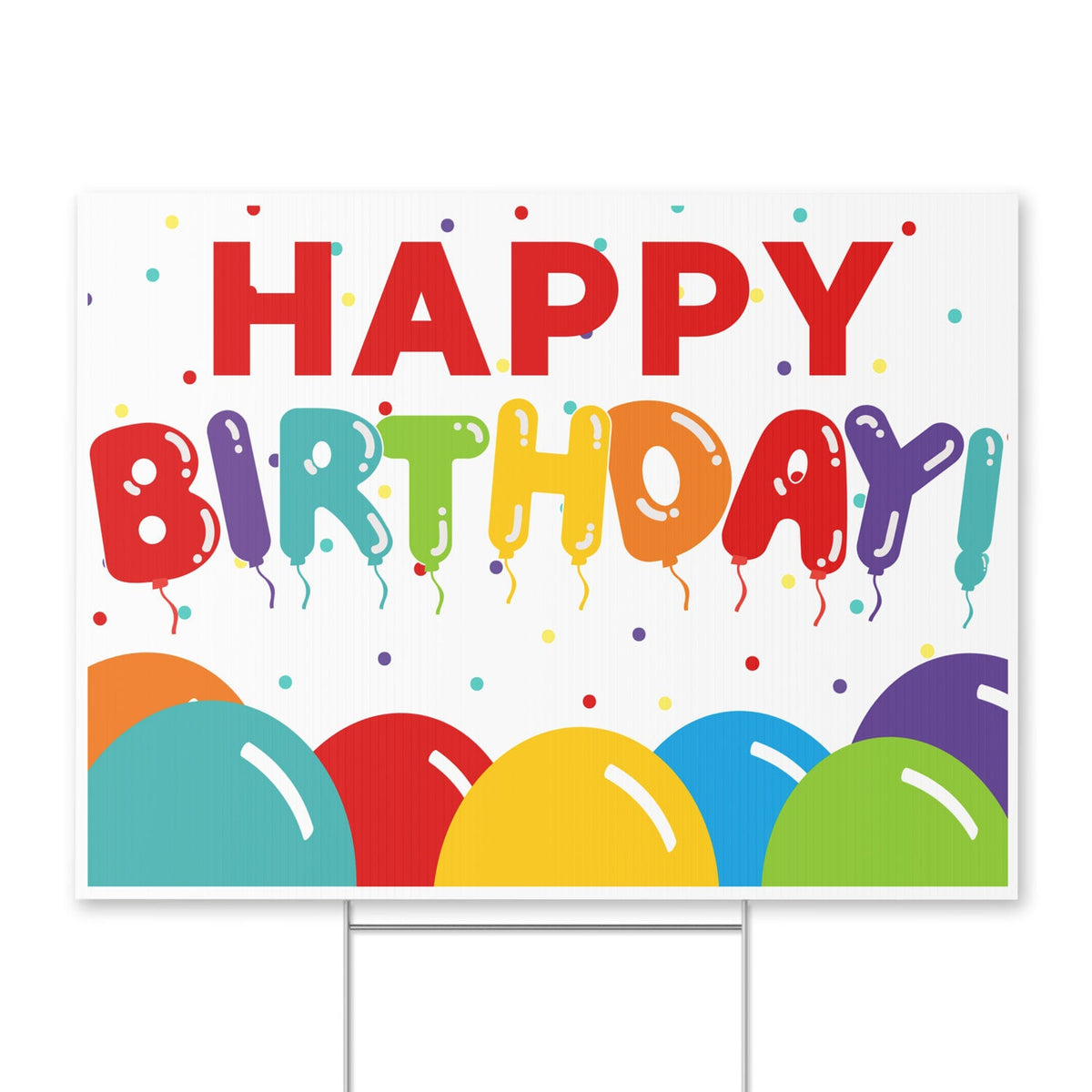 Birthday Celebration Yard Sign 24" x 18" 1 ct — Zurchers
