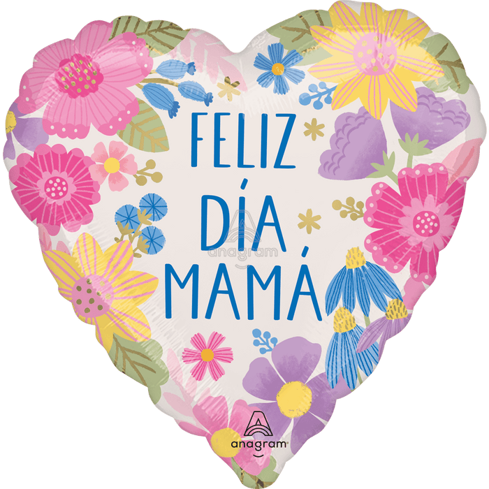 18in Feliz Dia Mama Botanical - Party Supplies