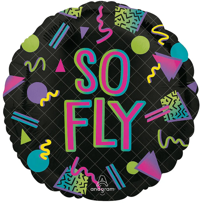 90s Party So Fly Mylar 18" | 1ct - Zurchers