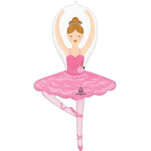 Ballerina Girl Mylar Balloon 25" | 1ct - Zurchers