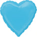 Caribbean Blue Heart Mylar Balloon 18" | 1ct - Zurchers