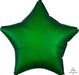 Emerald Satin Luxe Star Balloon 18" | 1ct - Zurchers