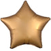 Gold Satin Luxe Star Balloon 18" | 1ct - Zurchers