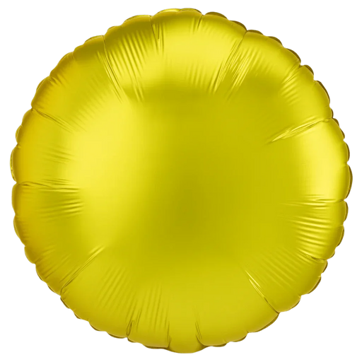 Lemon Satin Luxe Round Mylar Balloon 18" | 1ct - Zurchers