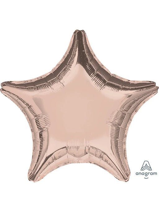 Rose Gold Star Mylar Balloon 18" | 1ct - Zurchers