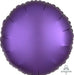 Purple Satin Luxe Round Mylar Balloon 18" | 1ct - Zurchers