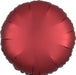 Sangria Round Satin Luxe Balloon 18" | 1ct - Zurchers