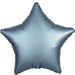 Steel Blue Satin Luxe Star Balloon 18" | 1ct - Zurchers