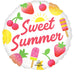 Sweet Summer Fruity Mix Mylar 18in | 1ct - Zurchers