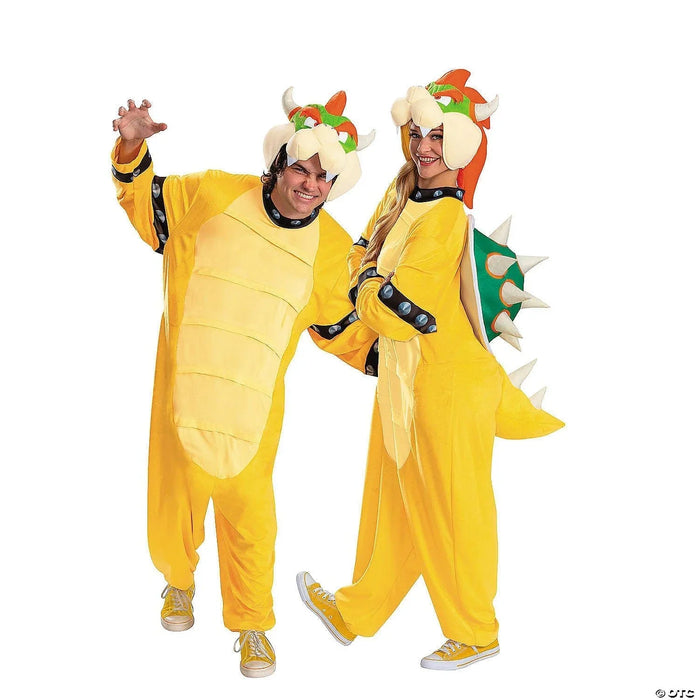 Adults Super Mario Bros™ Bowser Hooded Jumpsuit Costume – XS/Small - Zurchers