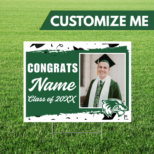 UVU Custom Grad Image & Name Yard Sign 24"x18" | 1ct