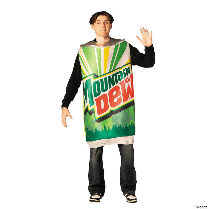 Adults Mountain Dew™ Can Tunic Costume – One Size | 1ct - Zurchers