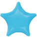 Caribbean Blue Star Mylar Balloon 19" | 1ct - Zurchers