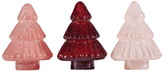 2 - 1/4" Round x 3 - 1/4"H Embossed Mercury Glass Tree, 3 Colors | 1ct - Zurchers