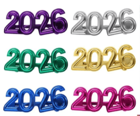 2026 New Years Eye Glasses - Zurchers