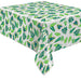 Tropical Leaves Table Cover 84" x 54" | 1 ct