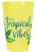 Tropical Leaves Plastic Cup 16 oz. | 1 ct