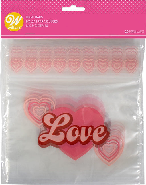 Valentine's Resealable Love Treat Bags | 20ct