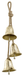21" Bell Ornament x3  Gold Antique | 1ct - Zurchers