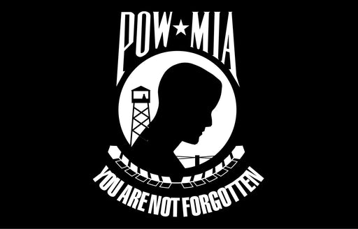 POW/MIA mini flag, 4" x 6" |1 ct