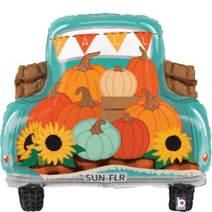 23" FALL TRUCK SHAPE Balloon | 1ct - Zurchers