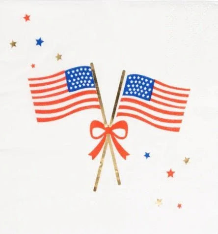 Flags Cocktail Napkin (24 ct) - Zurchers