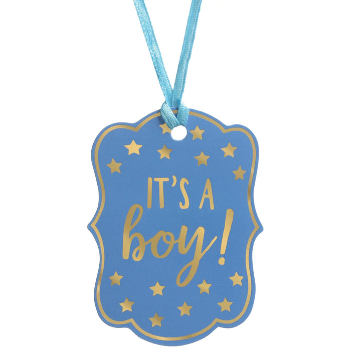 Baby Shower Tags It's A Boy Blue | 25ct
