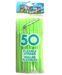 Neon Orange Flexible Straws | 50ct - Zurchers