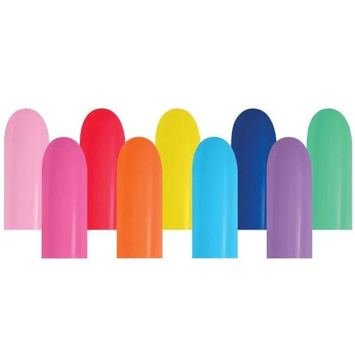 260 Sempertex Latex Balloon Pack, Fashion Assortment | 50 ct - Zurchers