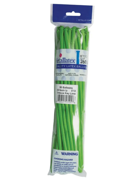 260 Sempertex Latex Balloon Pack, Lime Green | 50 ct - Zurchers
